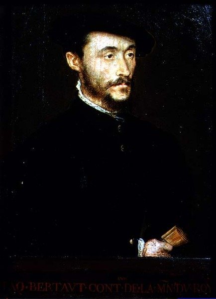 Portrett av Jacques Bertaut (olje på panel) av Corneille de Lyon