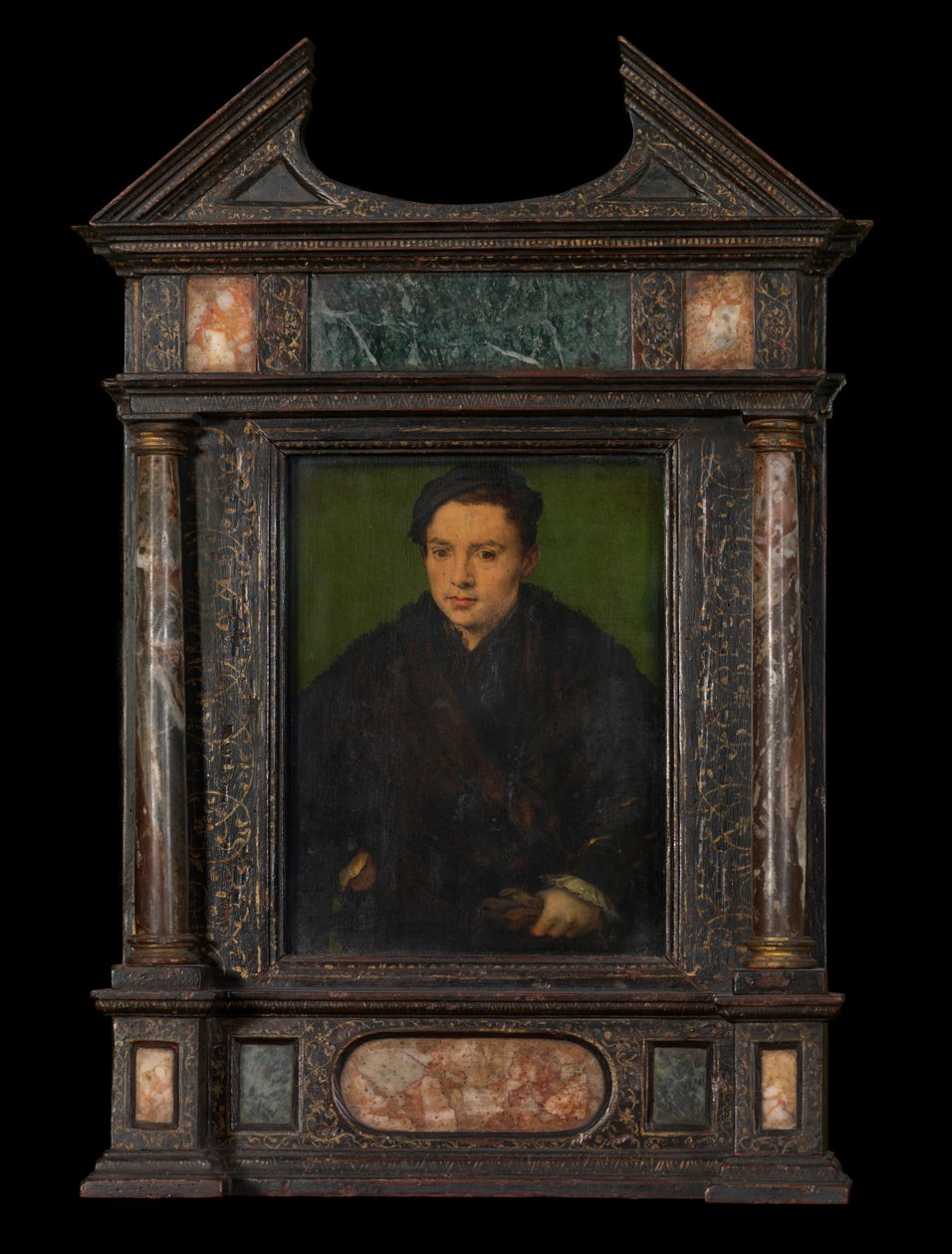 Portrett av en mann (olje på panel) av Corneille de la Haye (1500 75)