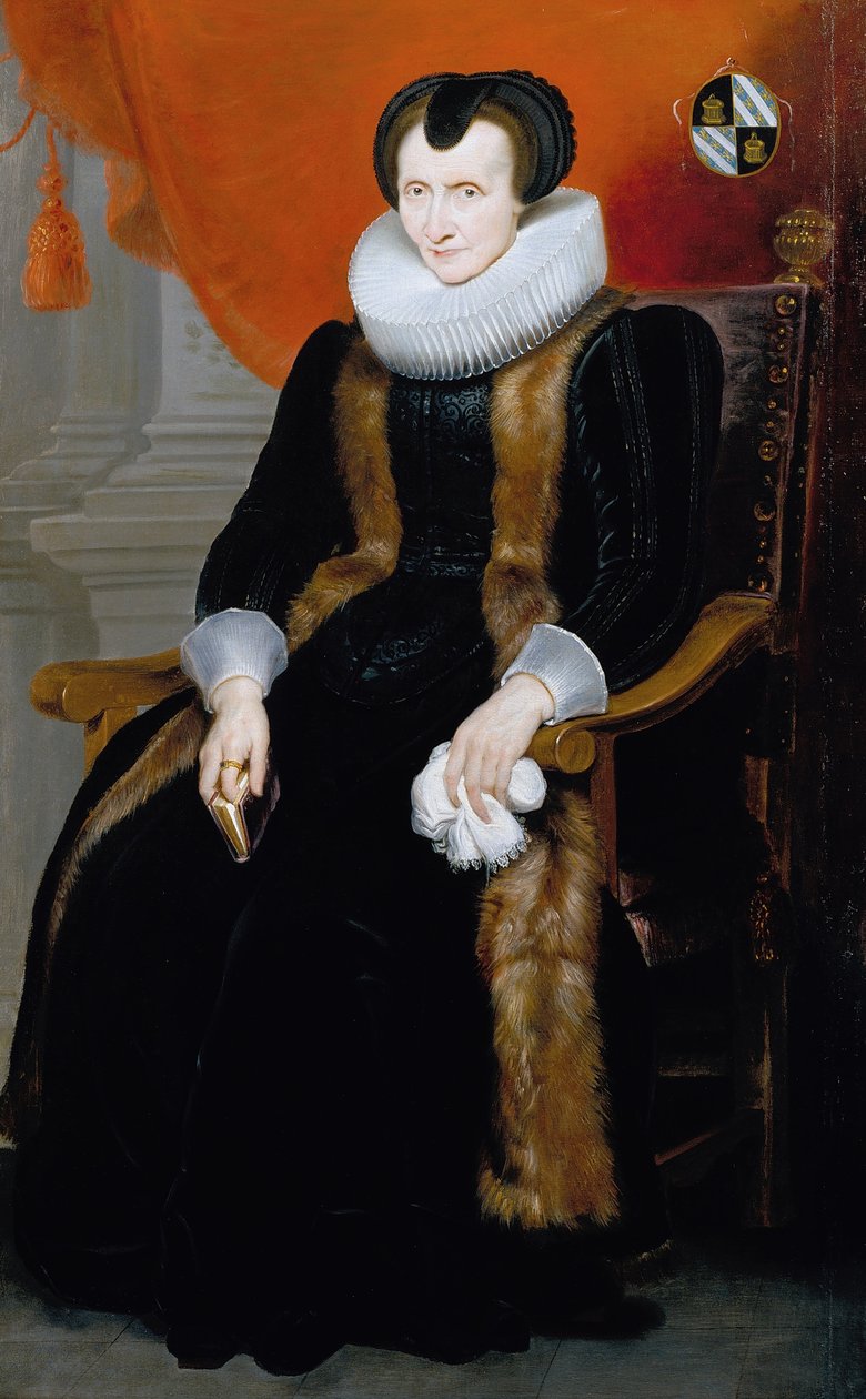 Gammel dame av Cornelis de Vos