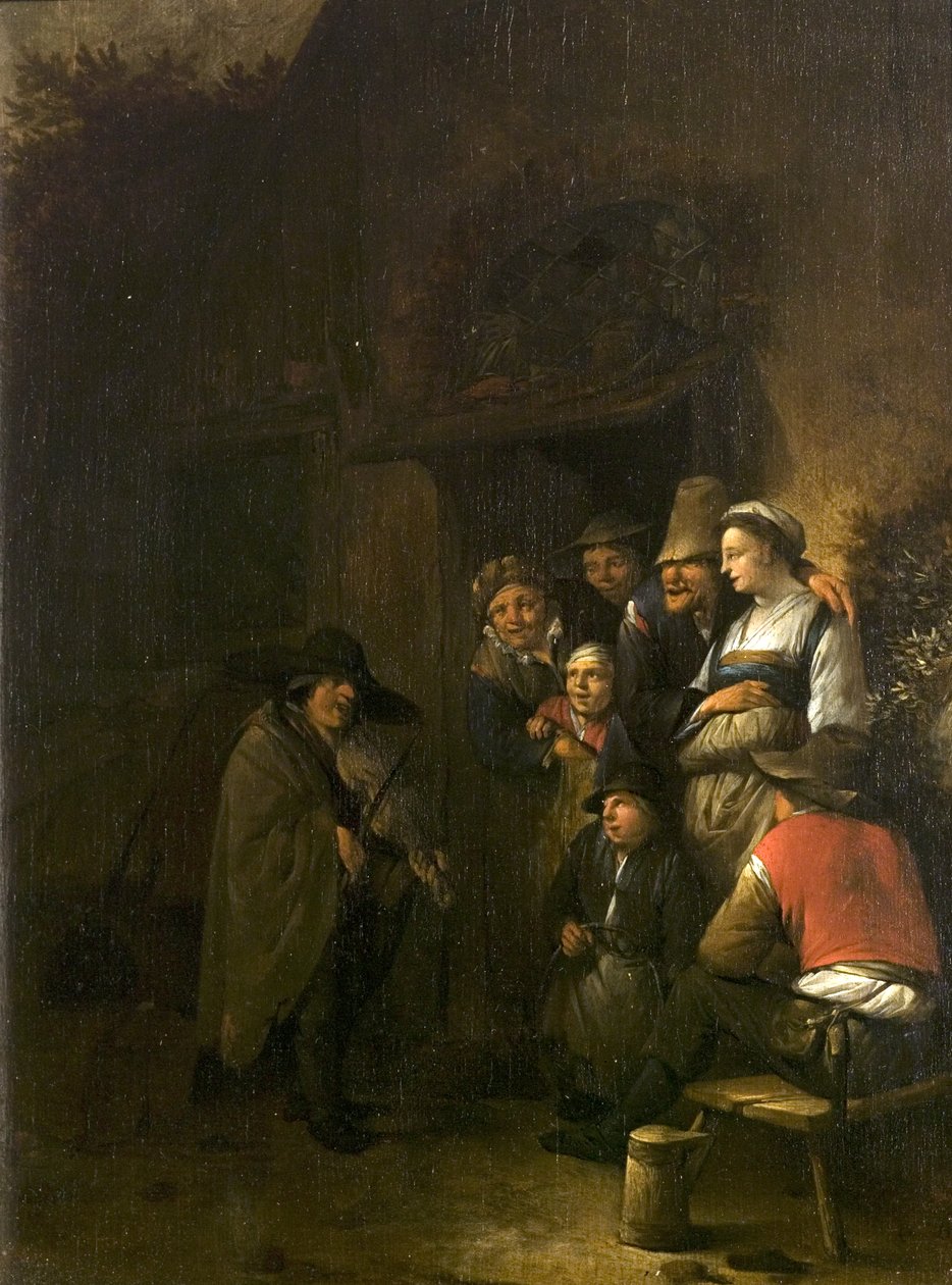 Dvergspillemannen, ca. 1652 av Cornelis Pietersz Bega