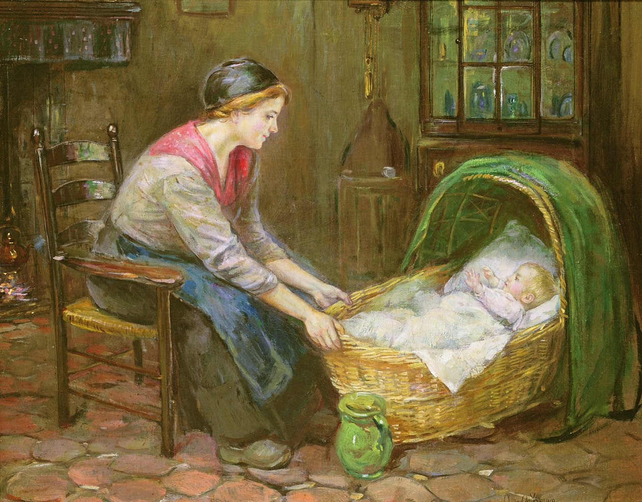 Mor og barn av Cornelis C. Zwaan