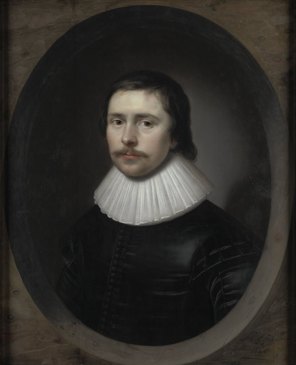 Portrett av Edward Hyde av Cornelis Janssens van Ceulen
