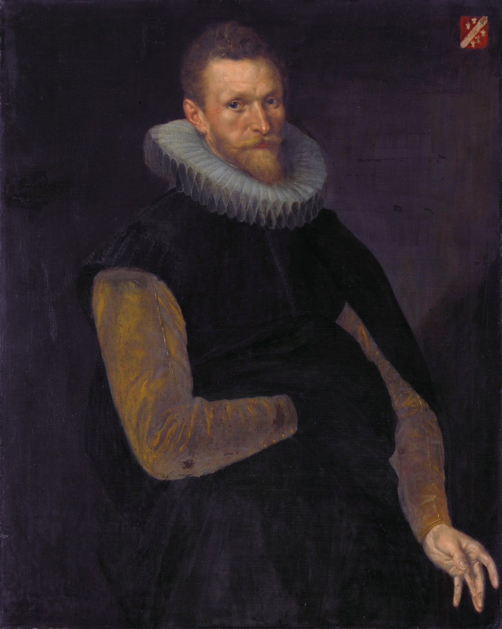 Portrett av Jacob Cornelisz. Banjaert (1564-1638) av Cornelis Ketel