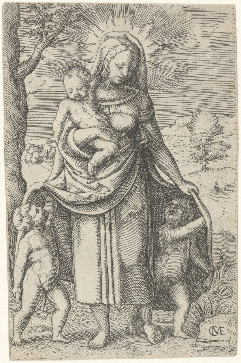 Caritas av Cornelis Massijs