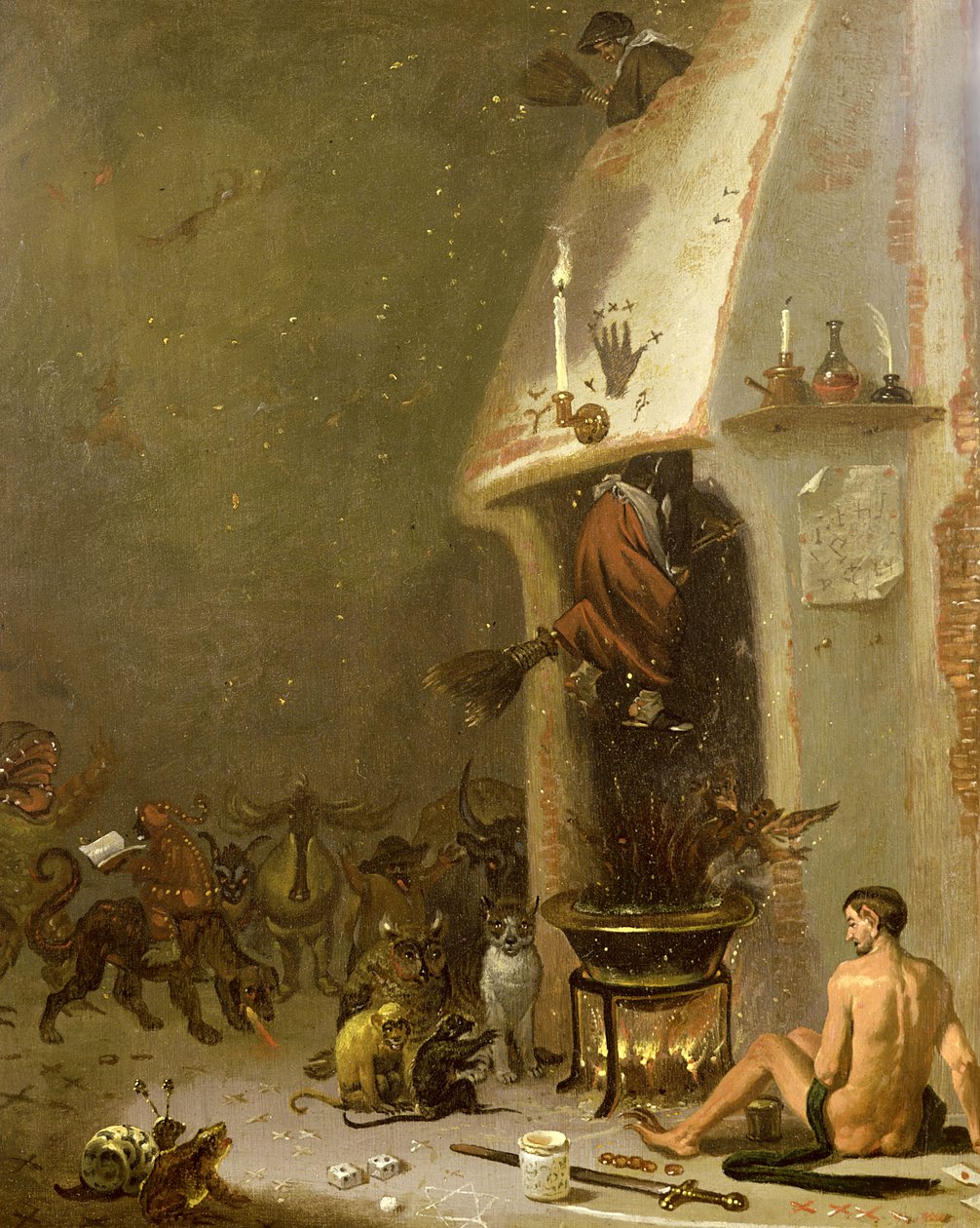 En heksekro av Cornelis Saftleven
