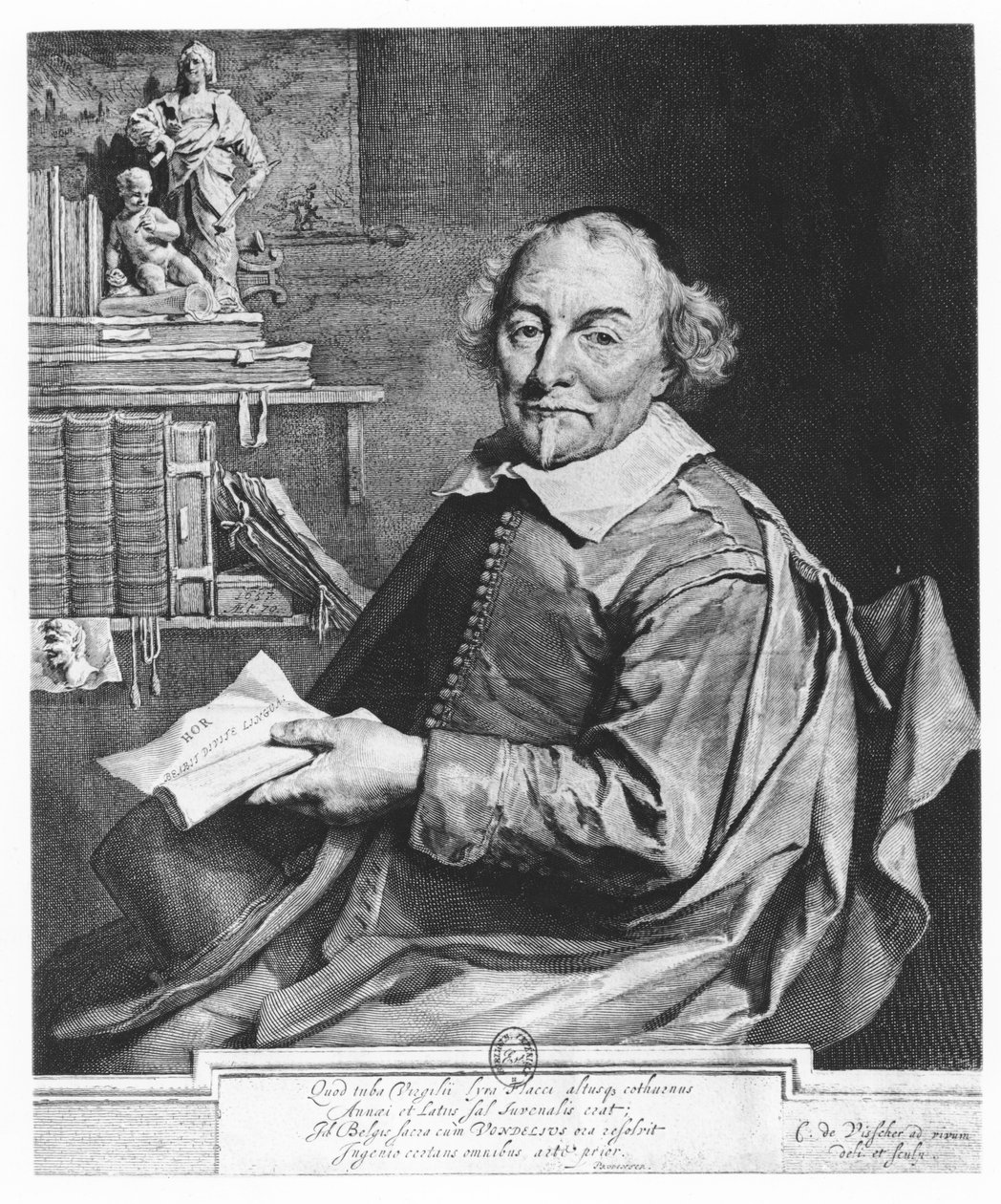 Joost van den Vondel av Cornelis Visscher
