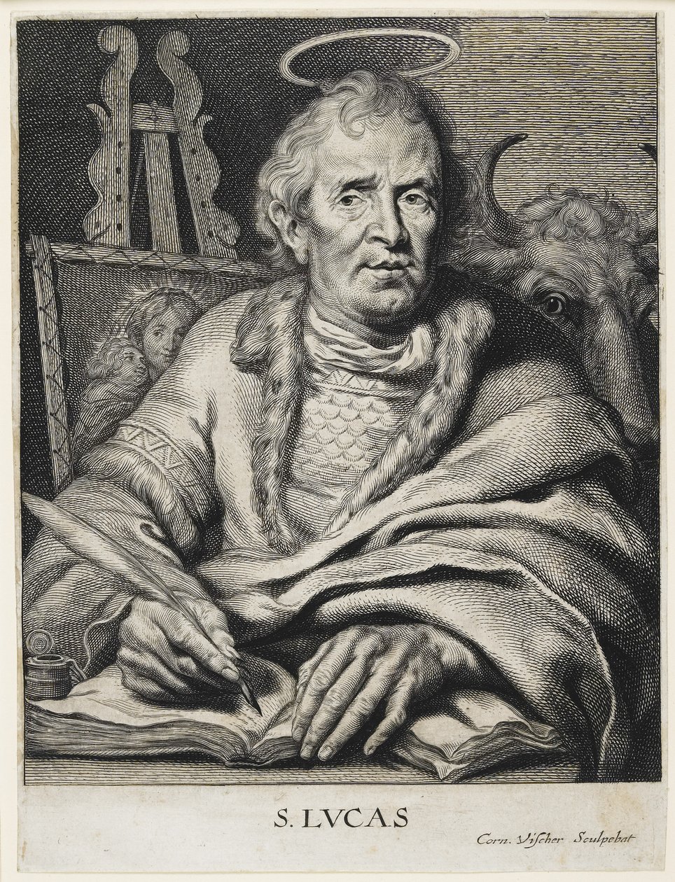 St. Luke av Cornelis Visscher