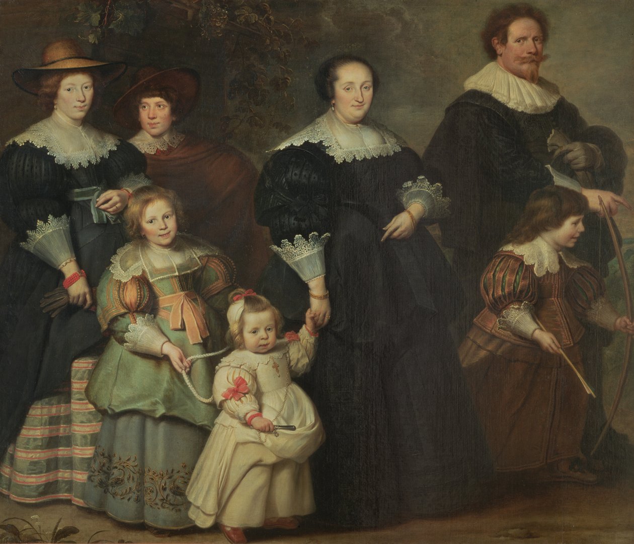 Familieportrett, ca. 1630 av Cornelis de Vos