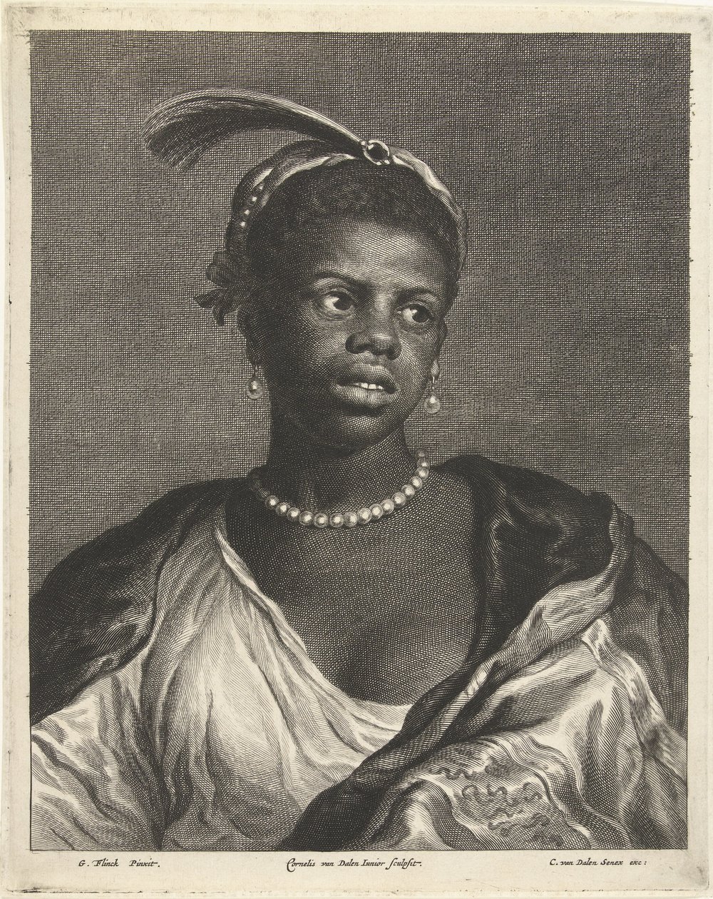 Svart jente av Cornelis van Dalen II