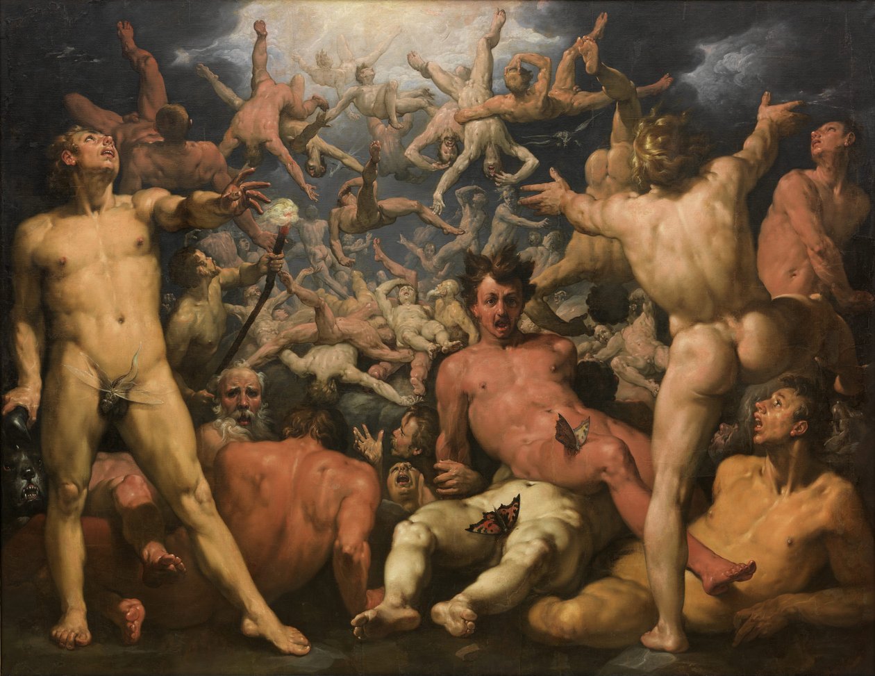 Titanernes fall av Cornelis van Haarlem