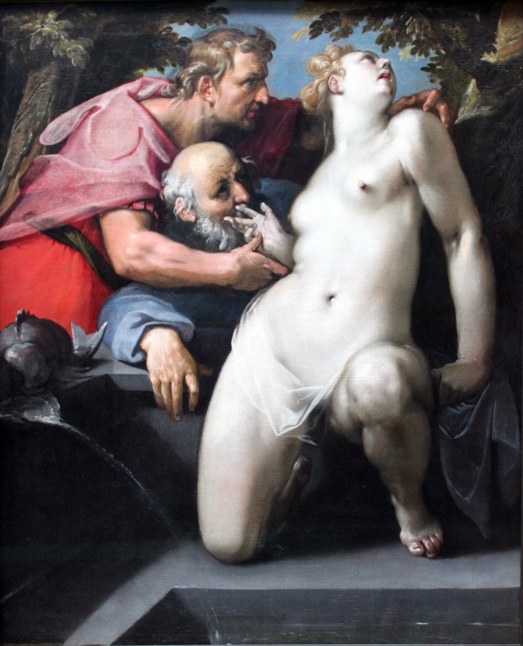 Susanna og de to gamle av Cornelis van Haarlem