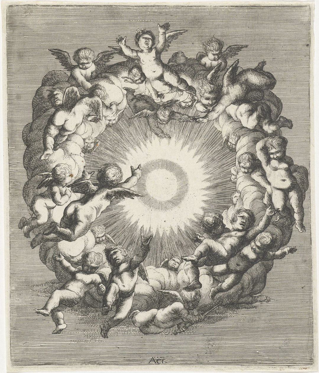 Himmel Aer (tittel på objekt) The Four Elements (serietittel) av Cornelis A. Hellemans