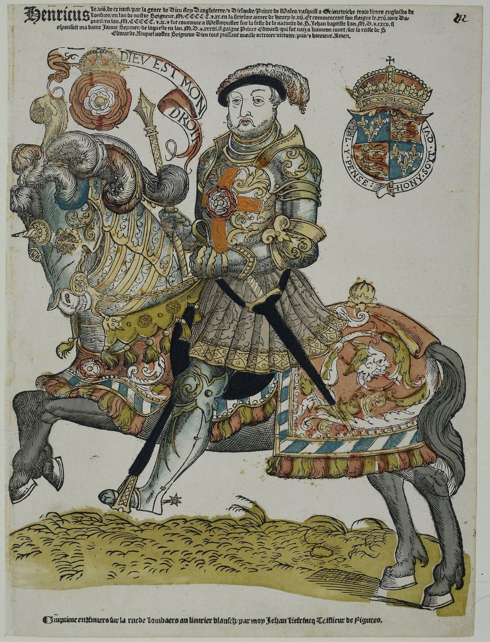 Portrett av Henry VIII av England av Cornelis Anthonisz. (manner of)