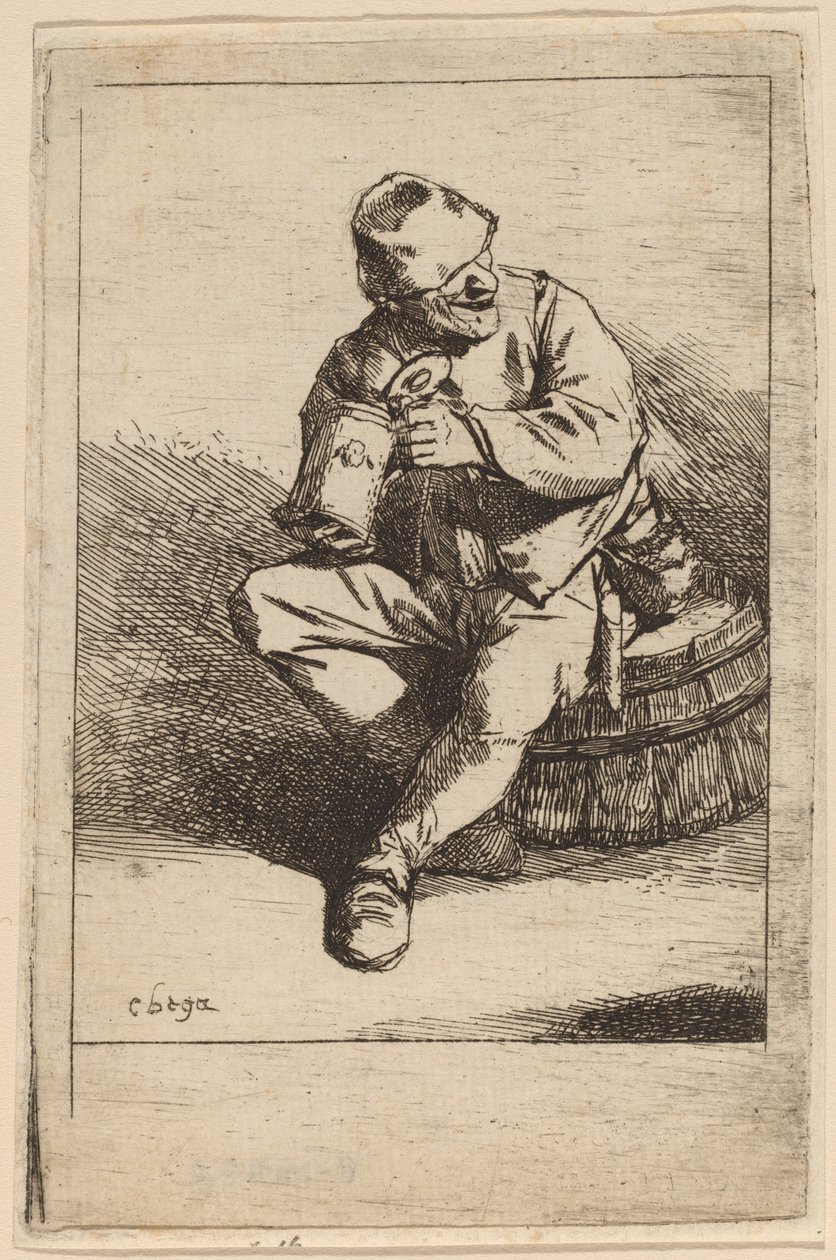 Drikkeren av Cornelis Pietersz Bega