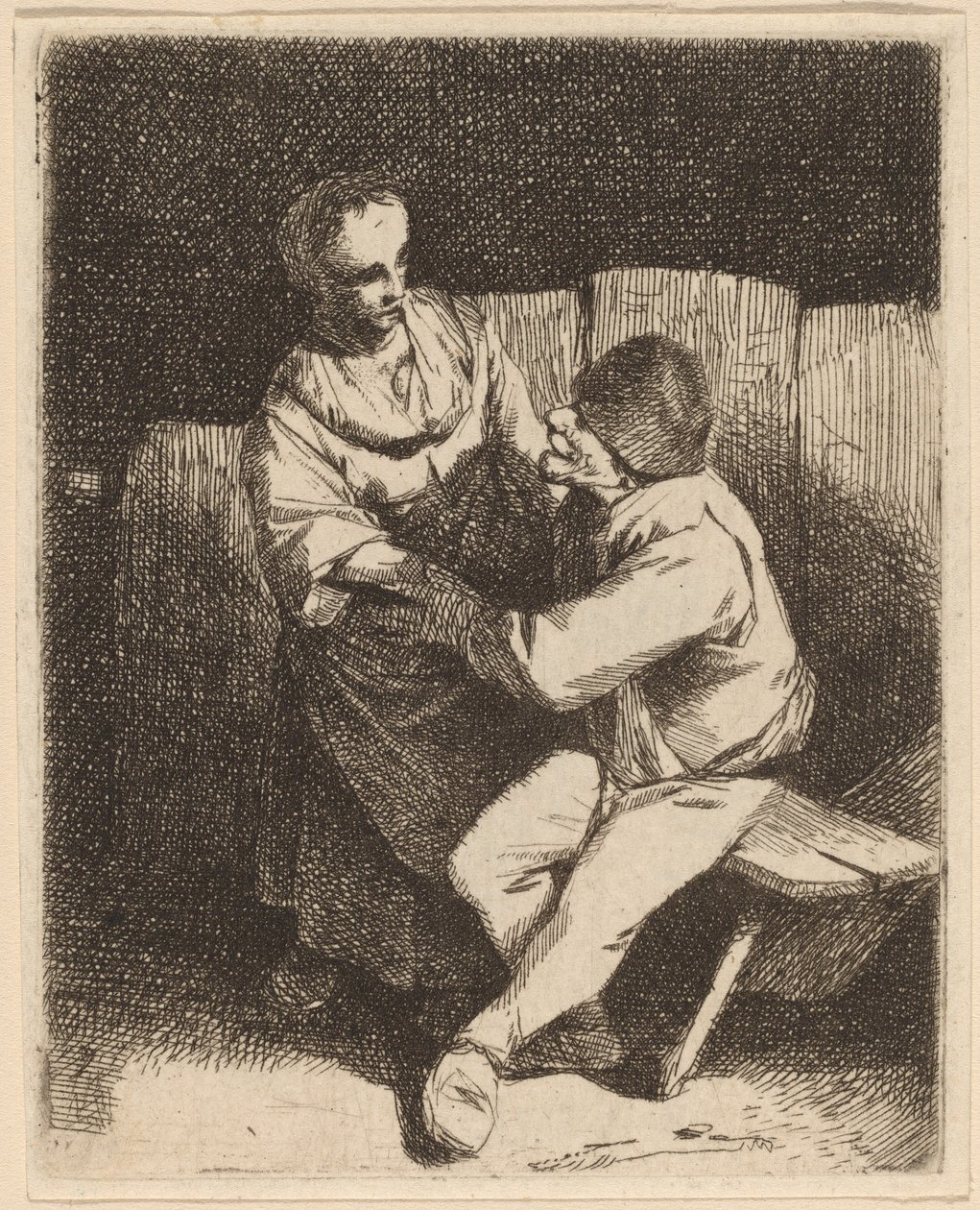 Den nektet kjærtegn av Cornelis Pietersz Bega