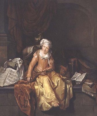 Musikeren av Cornelis Pietersz Bega