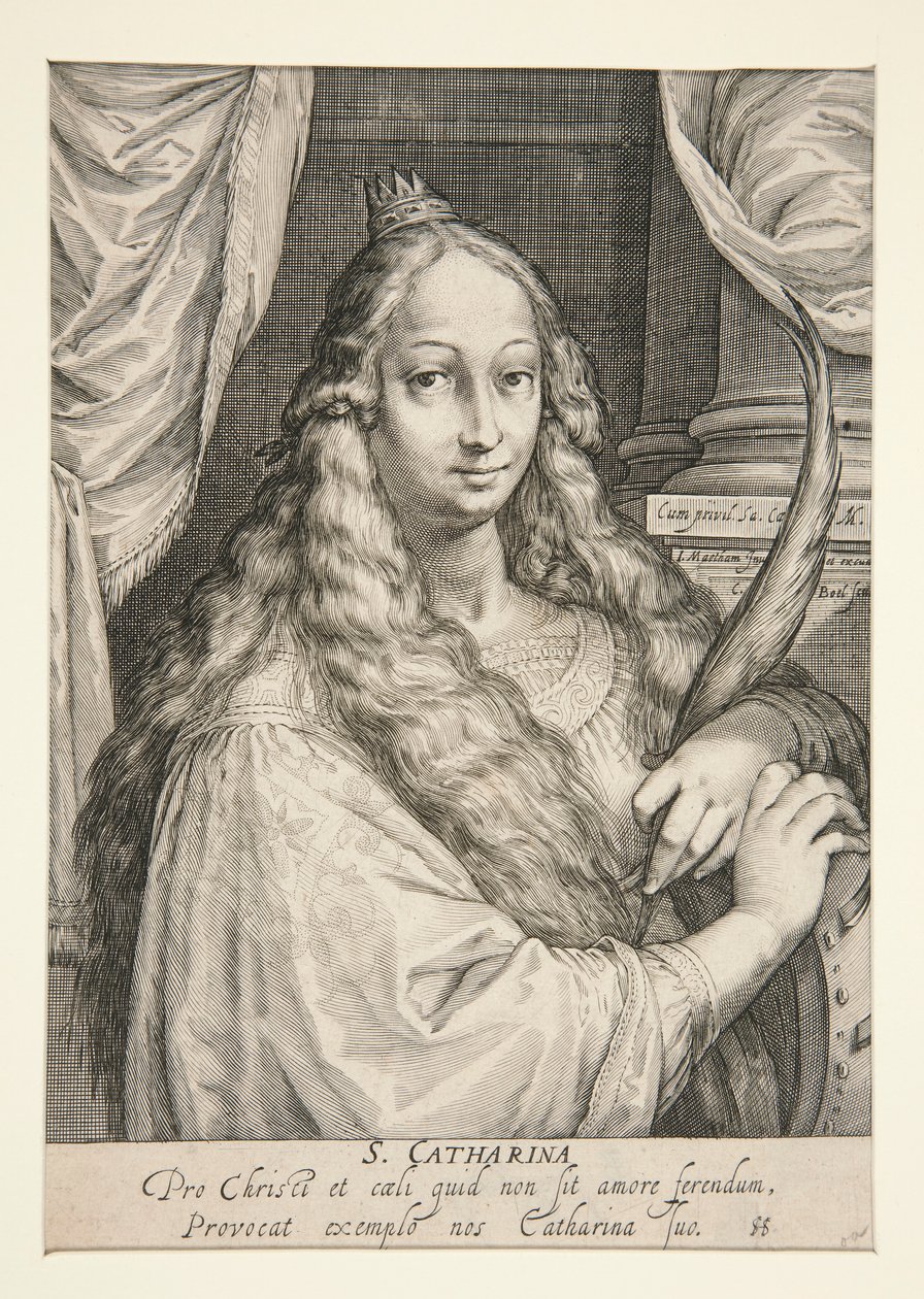 Den hellige Katarina av Alexandria av Cornelis Boel