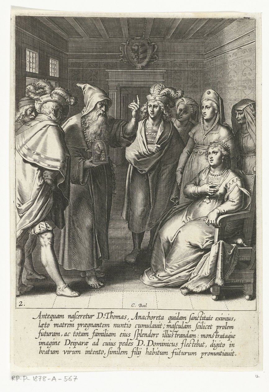 Profeti til Moren til Thomas Aquinas The Life of Saint Thomas Aquinas (serietittel) av Cornelis Boel