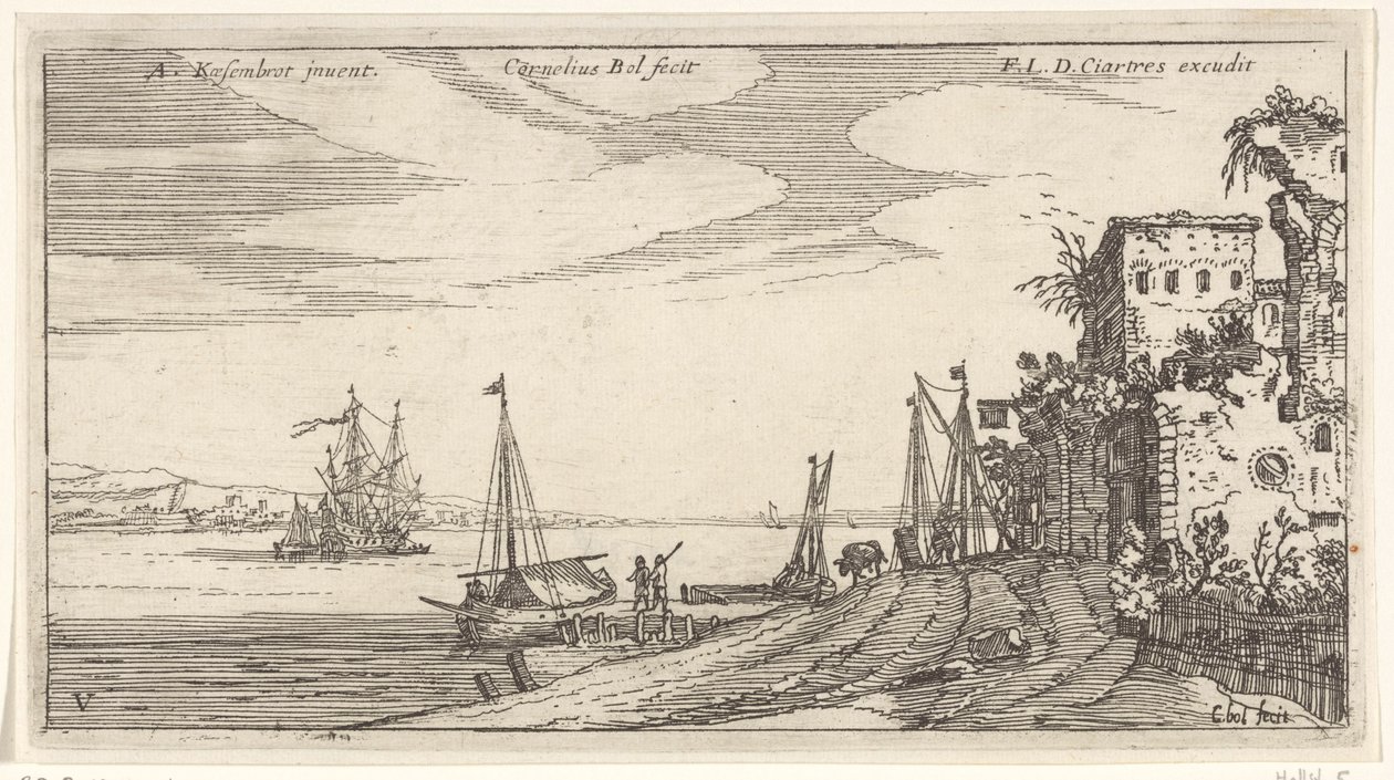 Kro på havna Havneutsikt (serietittel) av Cornelis Bol