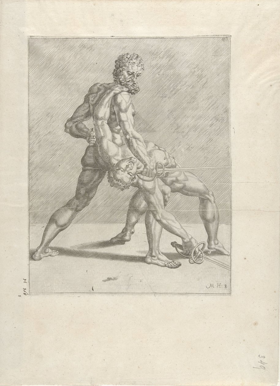 To sverdmenn Swordsmen (serietittel) av Cornelis Bos (possibly)