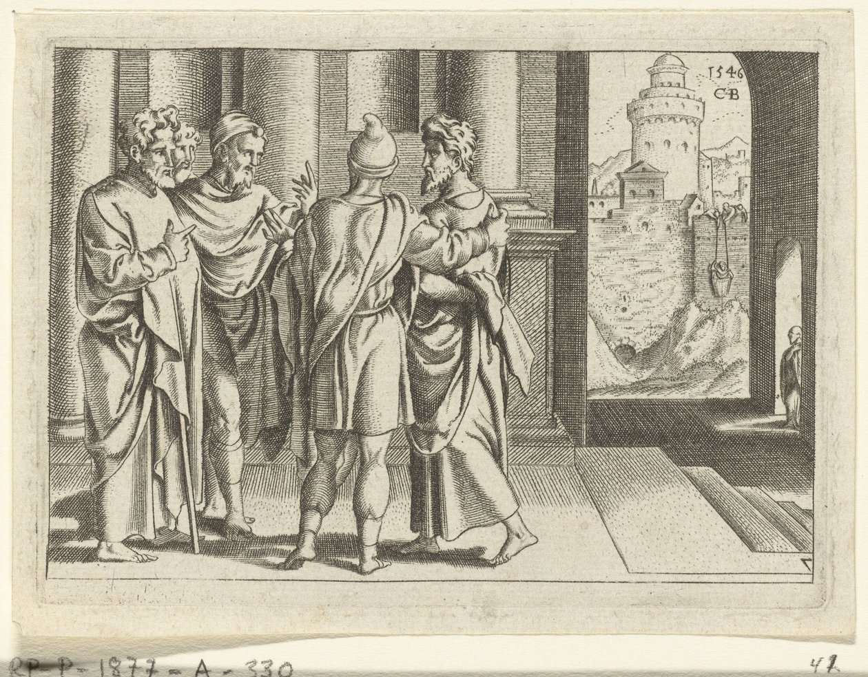 Barnabas bringer Paulus til apostlene The Life of Paul (serietittel) av Cornelis Bos