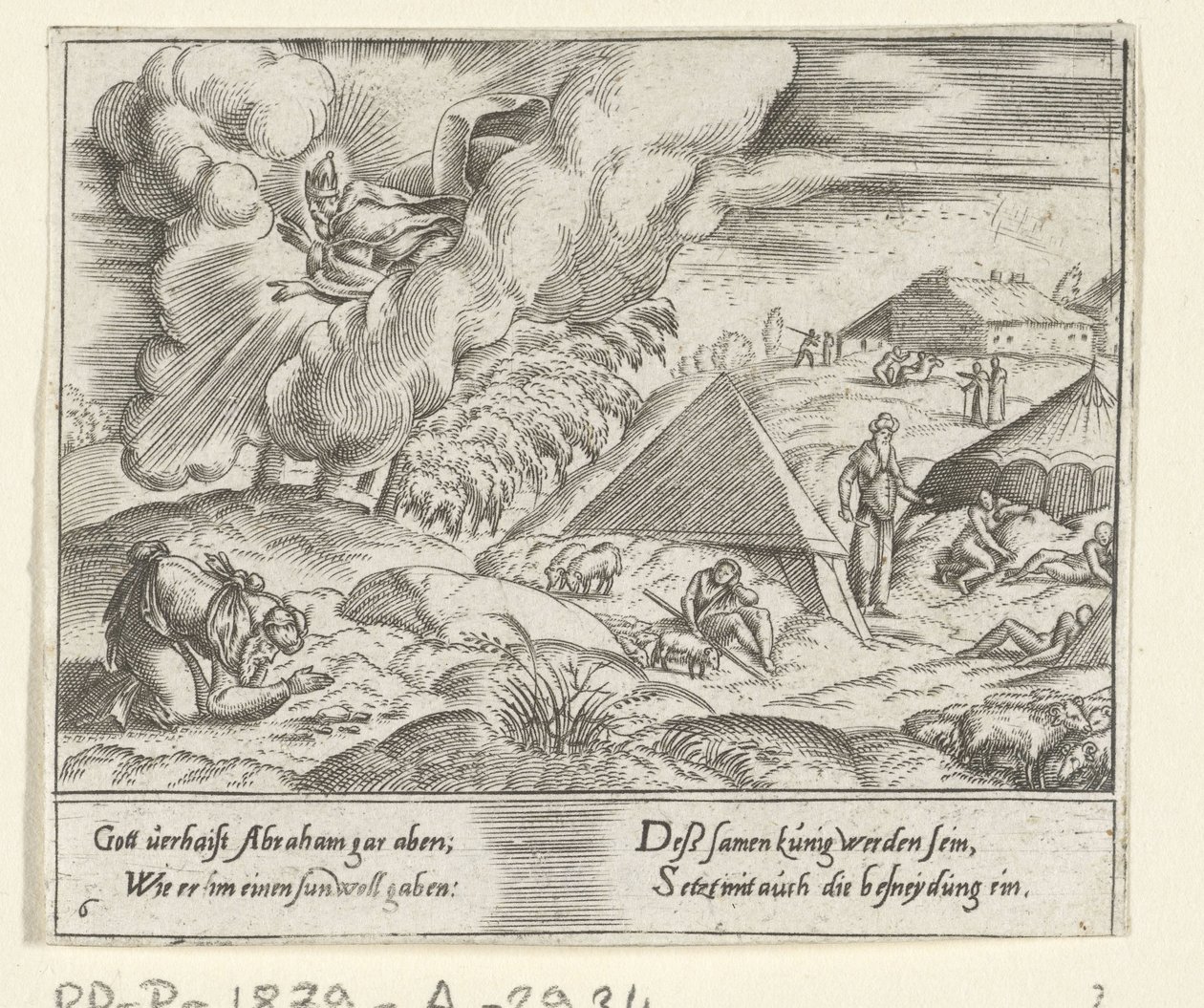 Gud lover Abraham en sønn The Life of Abraham (serietittel) av Cornelis Bos