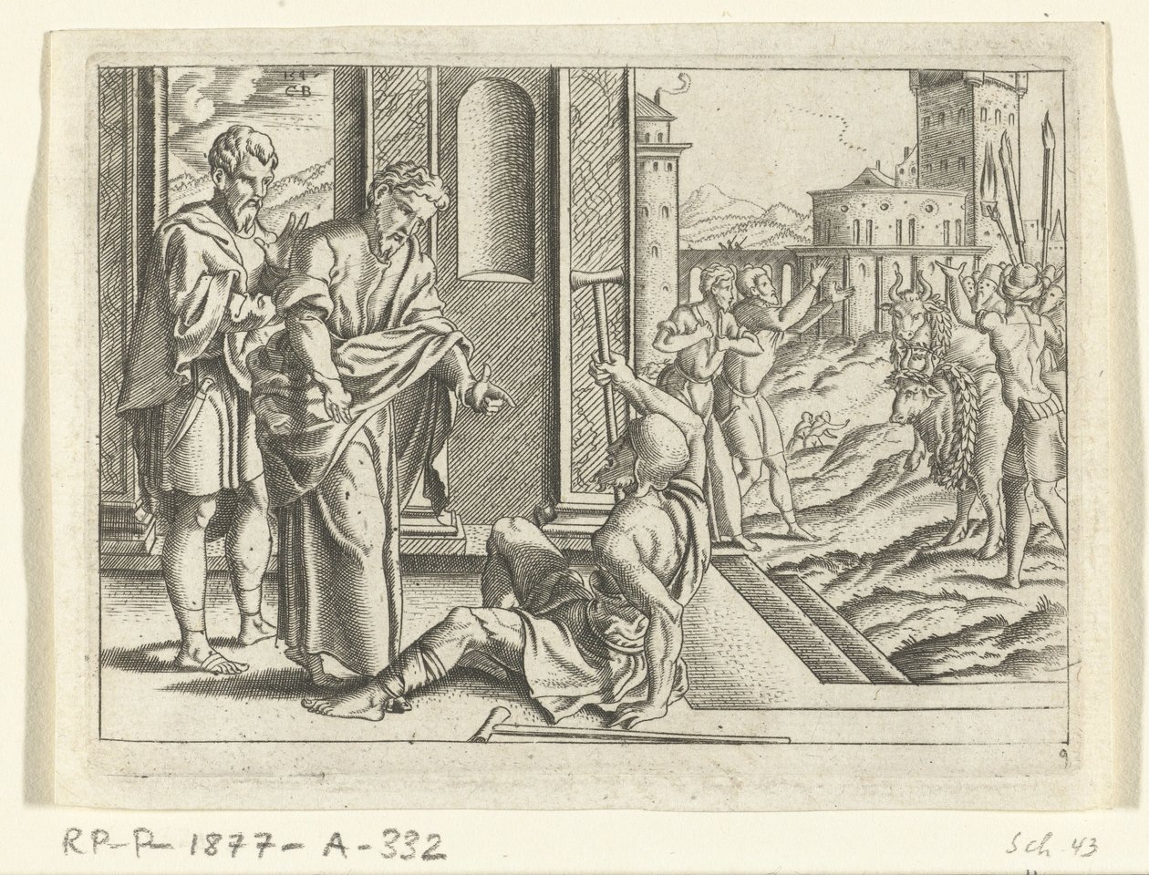 Paulus helbreder en krøpling The Life of Paul (serietittel) av Cornelis Bos