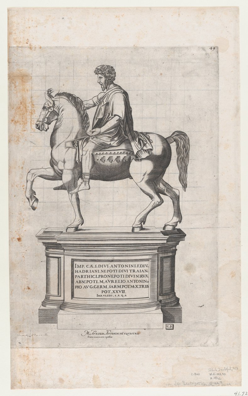Mirror of Roman Magnificence: Marcus Aurelius, 1500-tallet., 1500-tallet. av Cornelis Bos.