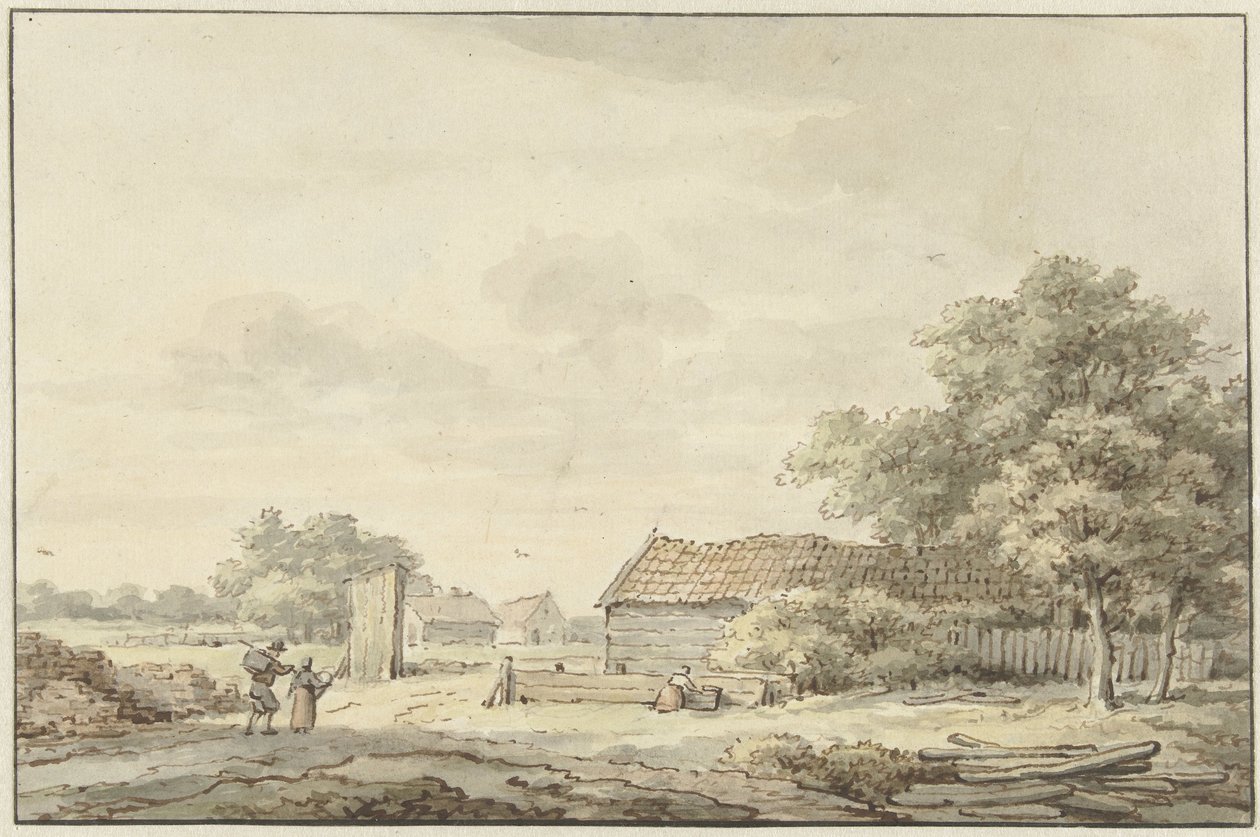 Landskap med gårder av Cornelis Buys