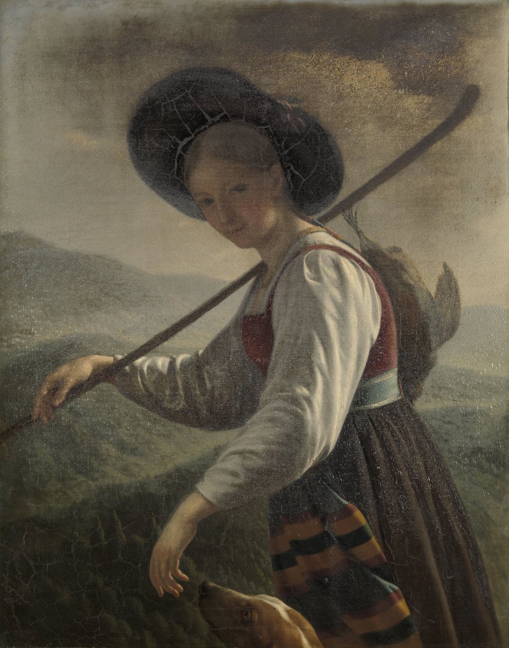 Sveitsisk bondekvinne av Cornelis Cels