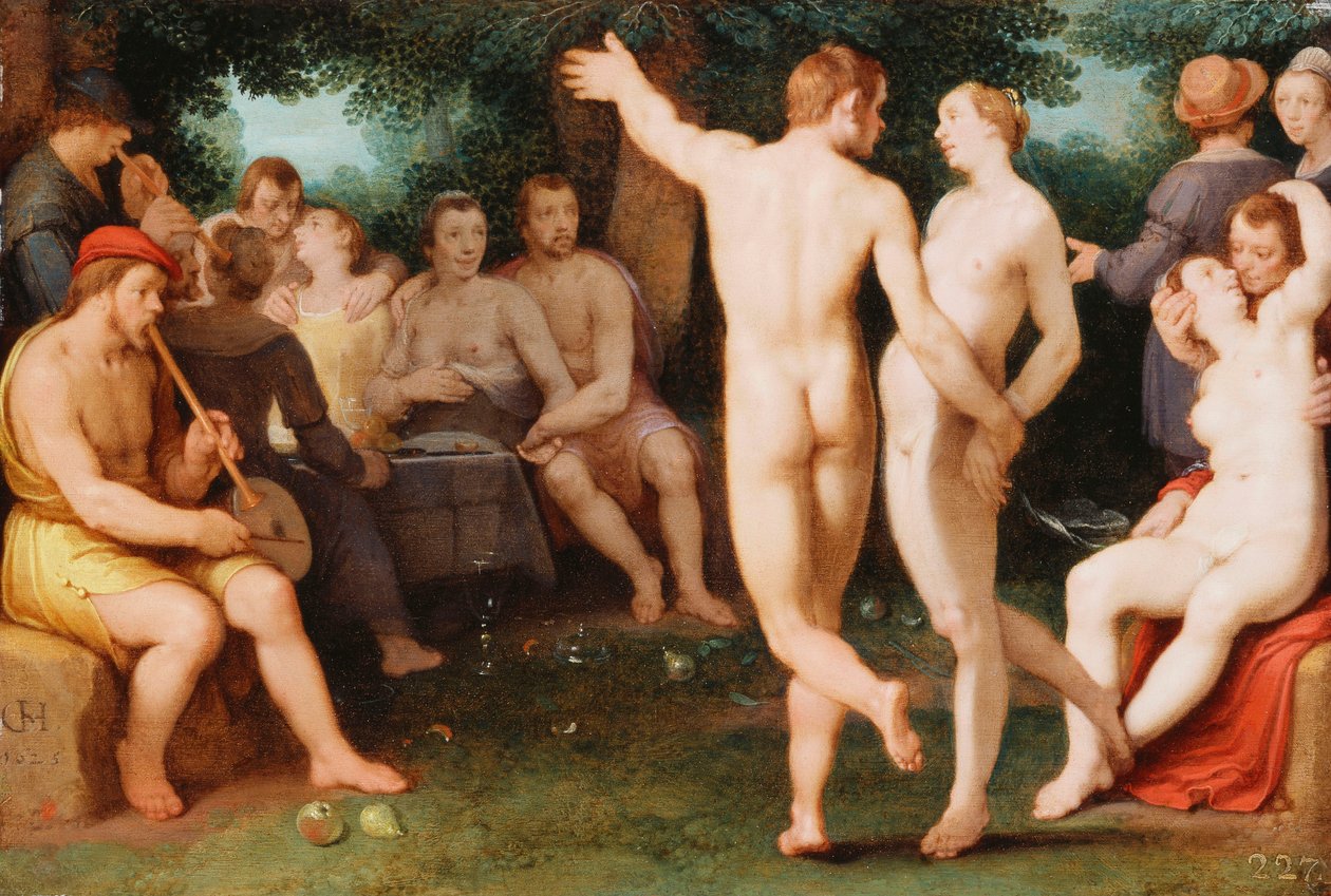 An Allegory of Temperance, 1625 av Cornelis Cornelisz. van Haarlem