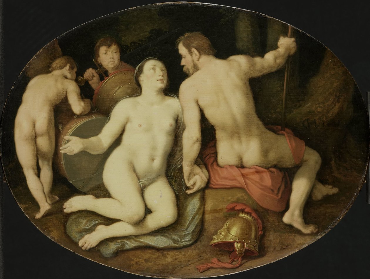 Venus og Mars av Cornelis Cornelisz. van Haarlem