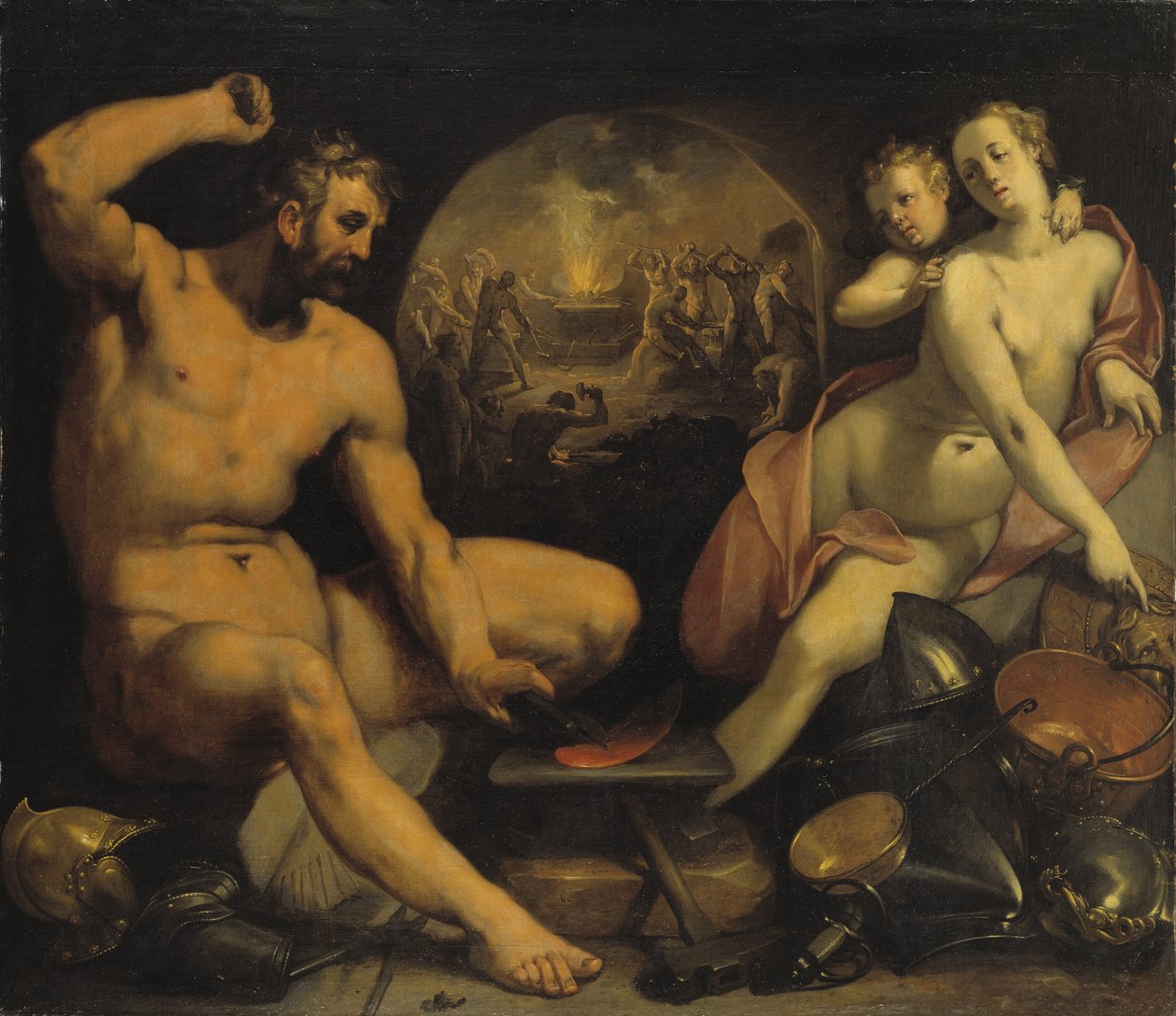 Venus og Vulkan, 1590 av Cornelis Cornelisz van Haarlem
