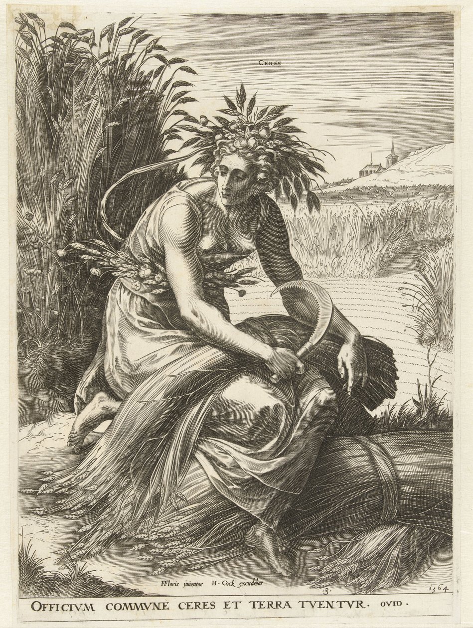 Ceres Gudinner og nymfer (serietittel) av Cornelis Cort