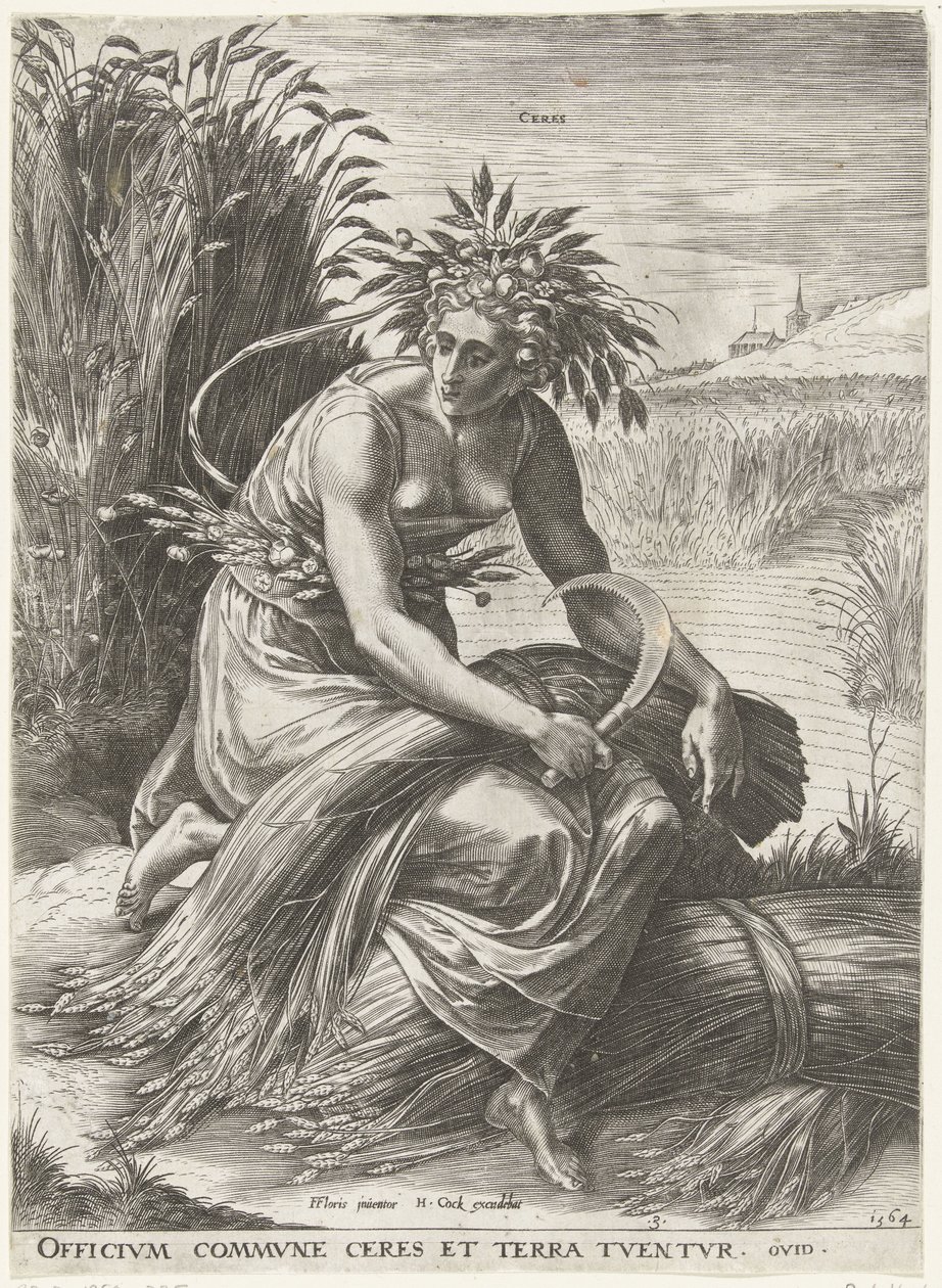 Ceres Gudinner og nymfer (serietittel) av Cornelis Cort