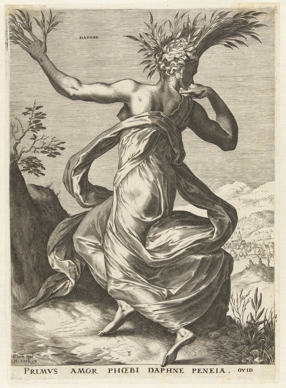 Daphne Gudinner og nymfer (serietittel) av Cornelis Cort
