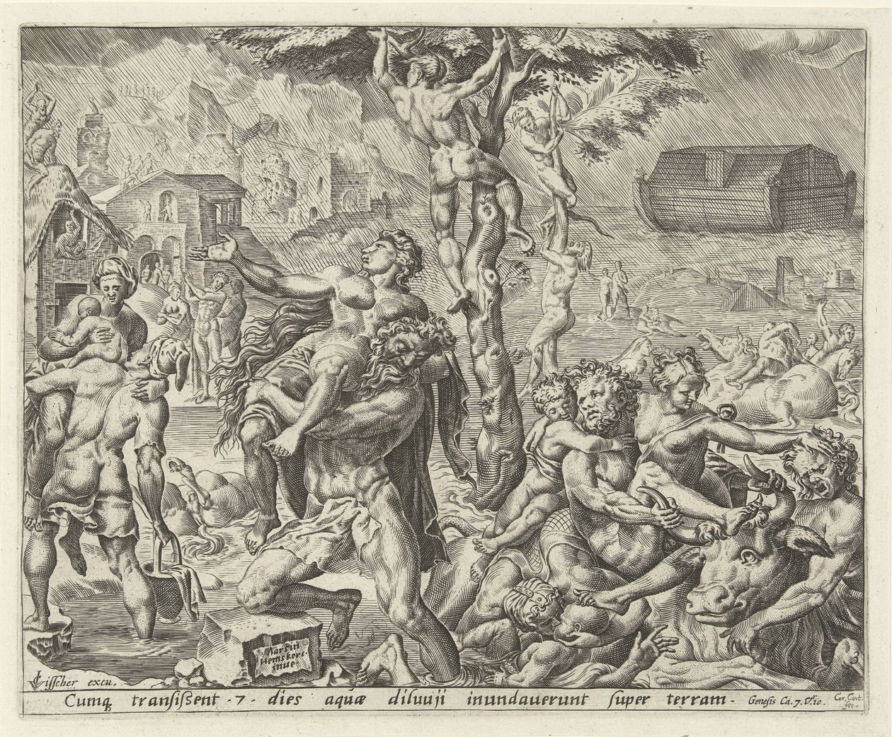 syndfloden History of Noah (serietittel) av Cornelis Cort