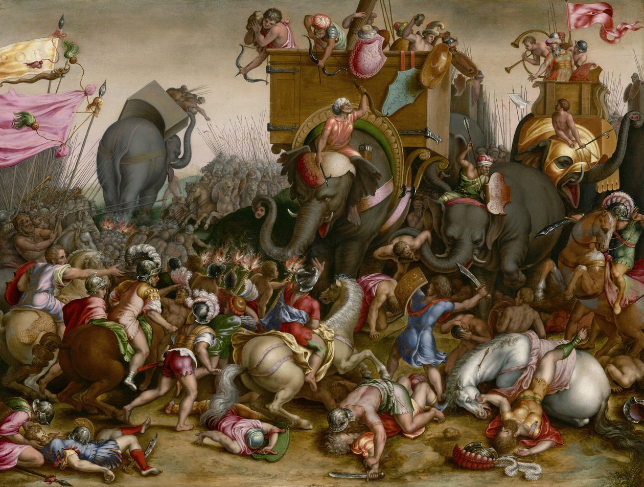 Slaget ved Zama av Cornelis Cort