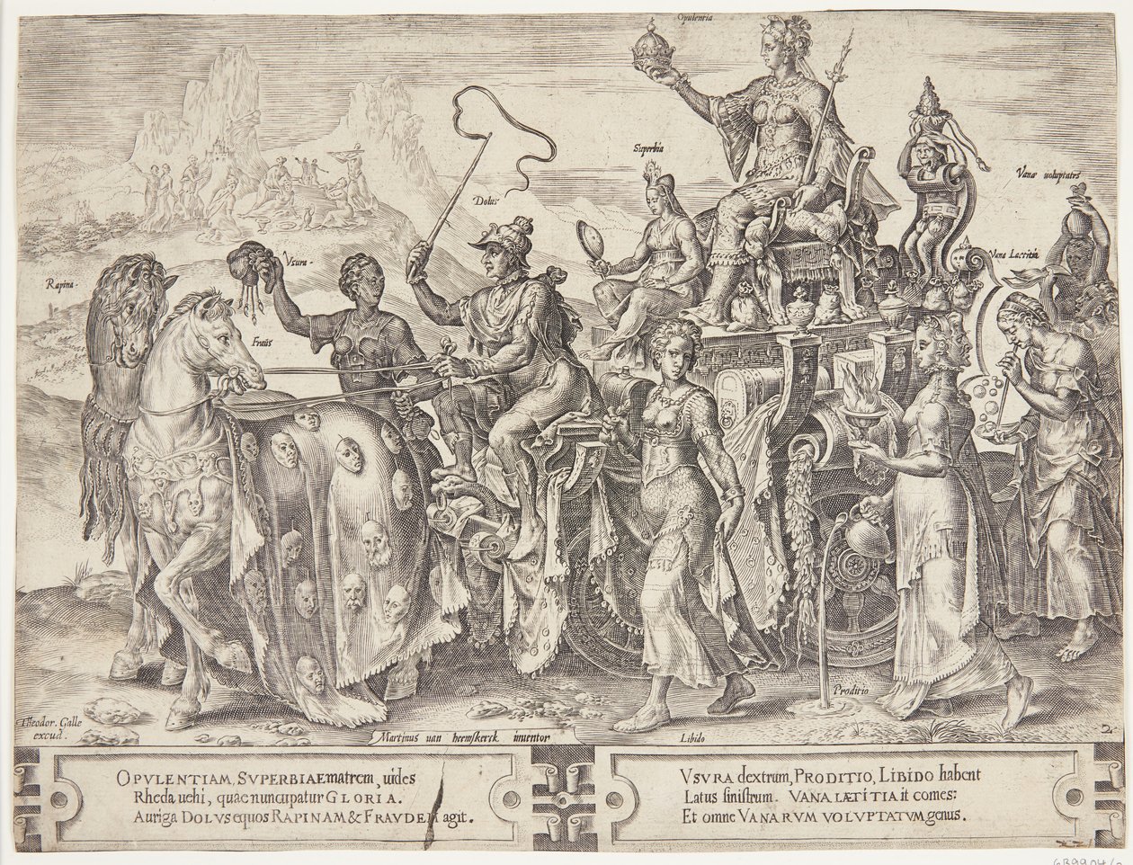 Rikdommens triumf av Cornelis Cort