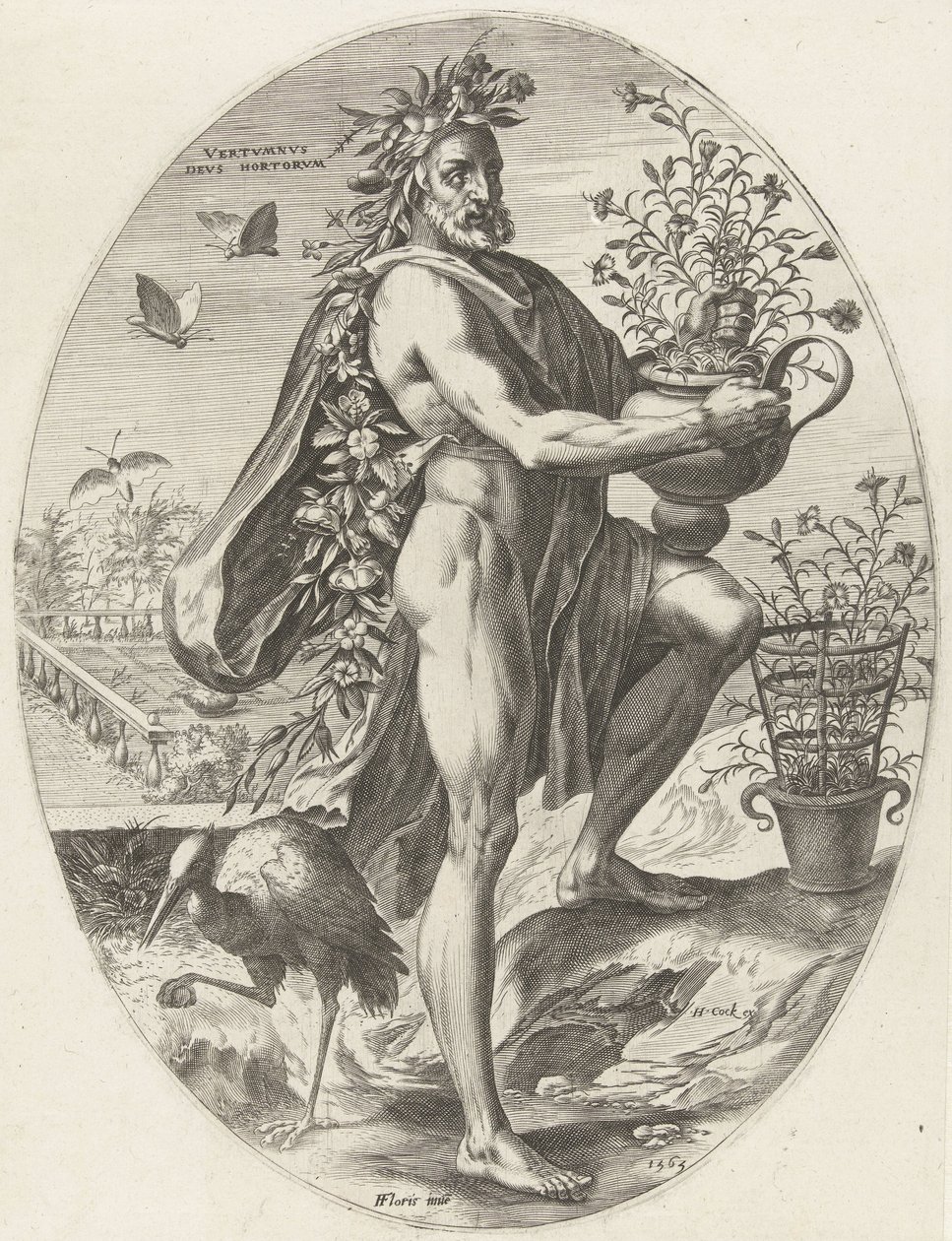 vertumnus Gods of Agriculture (serietittel) av Cornelis Cort