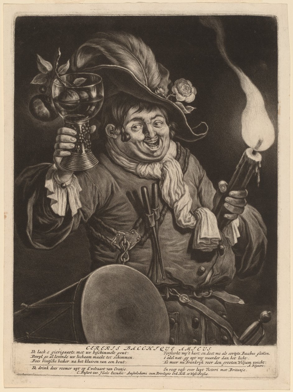 En venn av Ceres og Bacchus av Cornelis Dusart