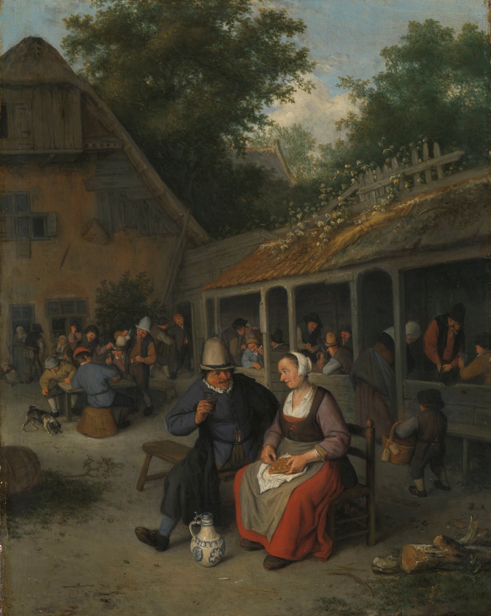 Country Inn av Cornelis Dusart