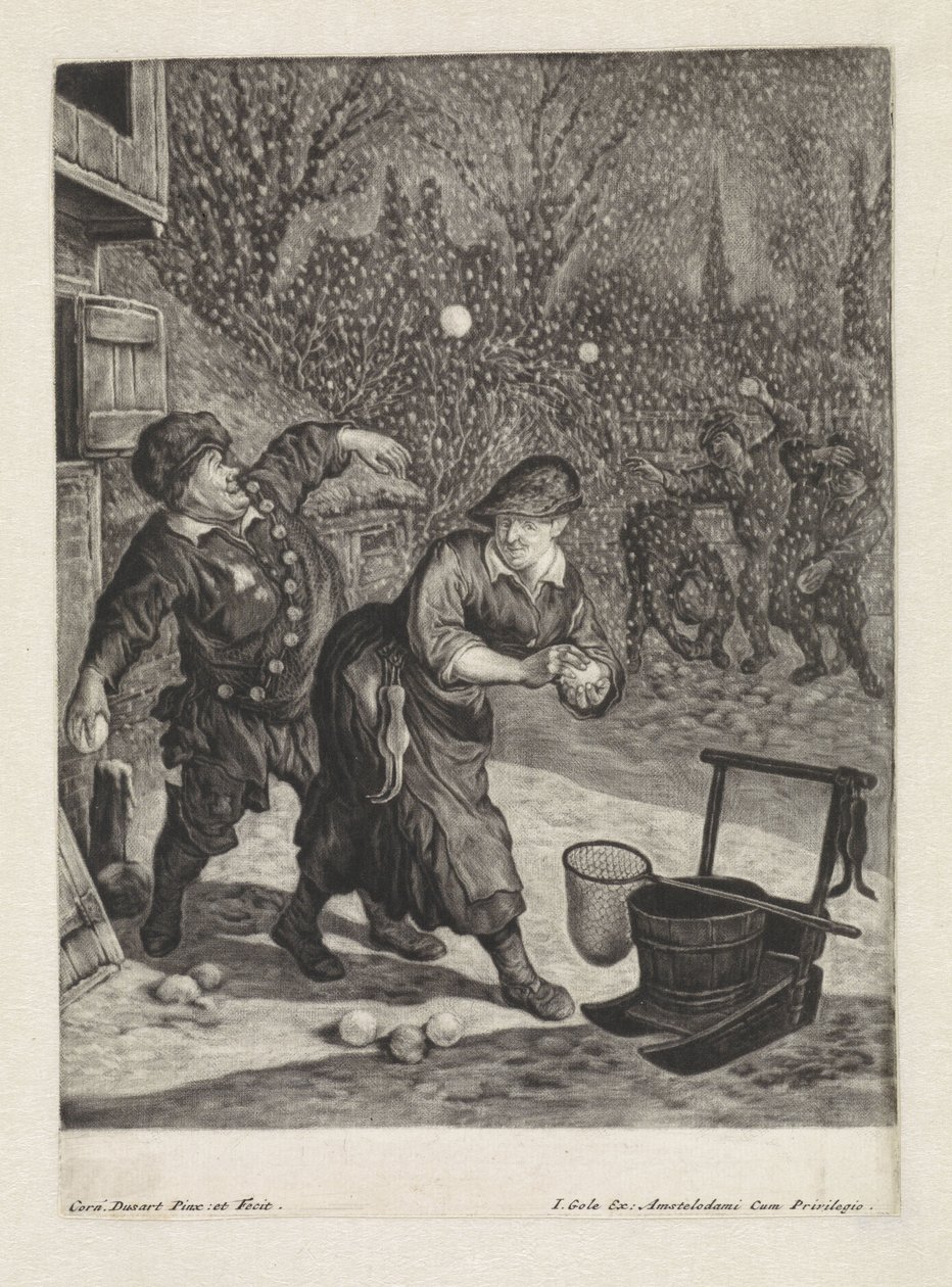 mars av Cornelis Dusart