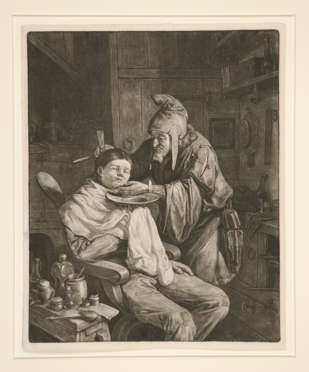 Landsbylegen av Cornelis Dusart