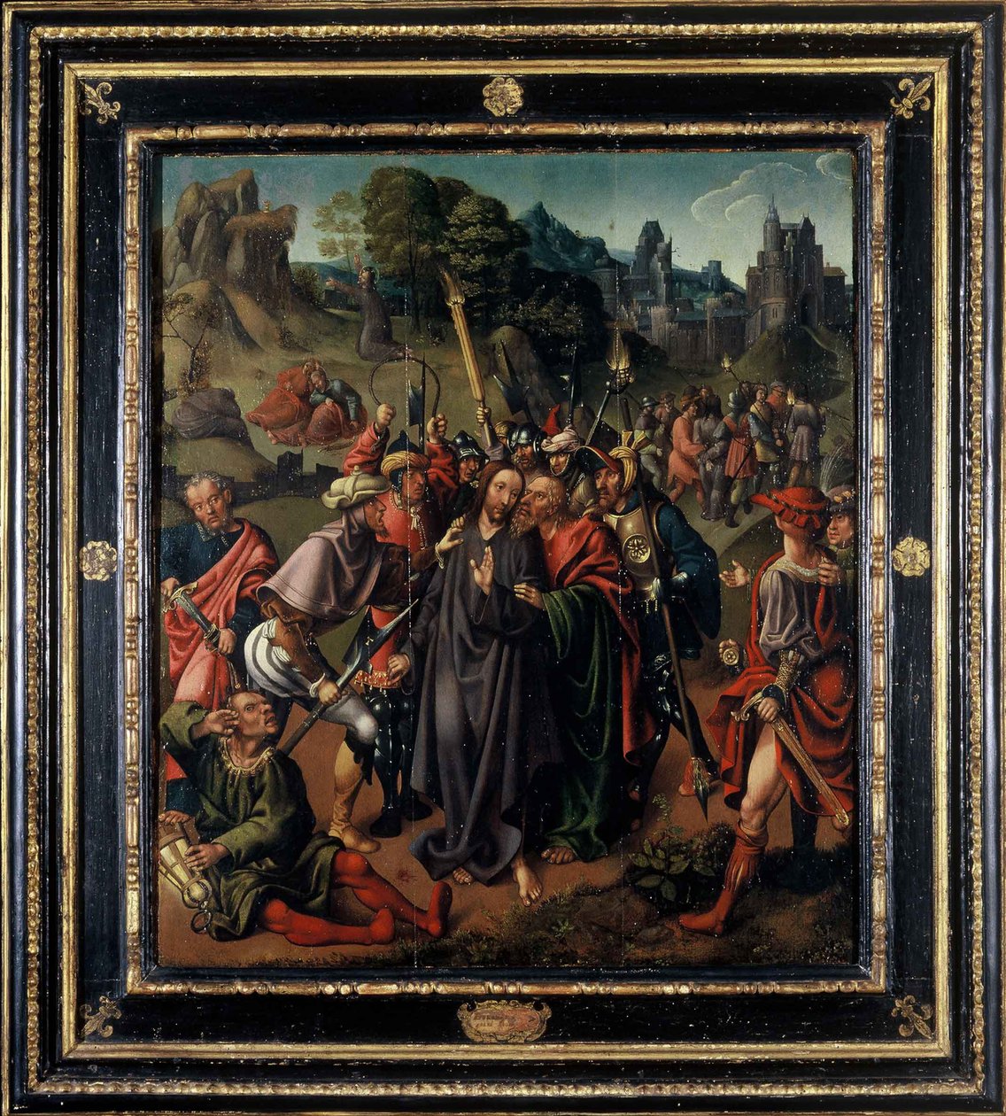 The Capture of Christ, tidlig på 1500-tallet.. av Cornelis Engebrechtsz