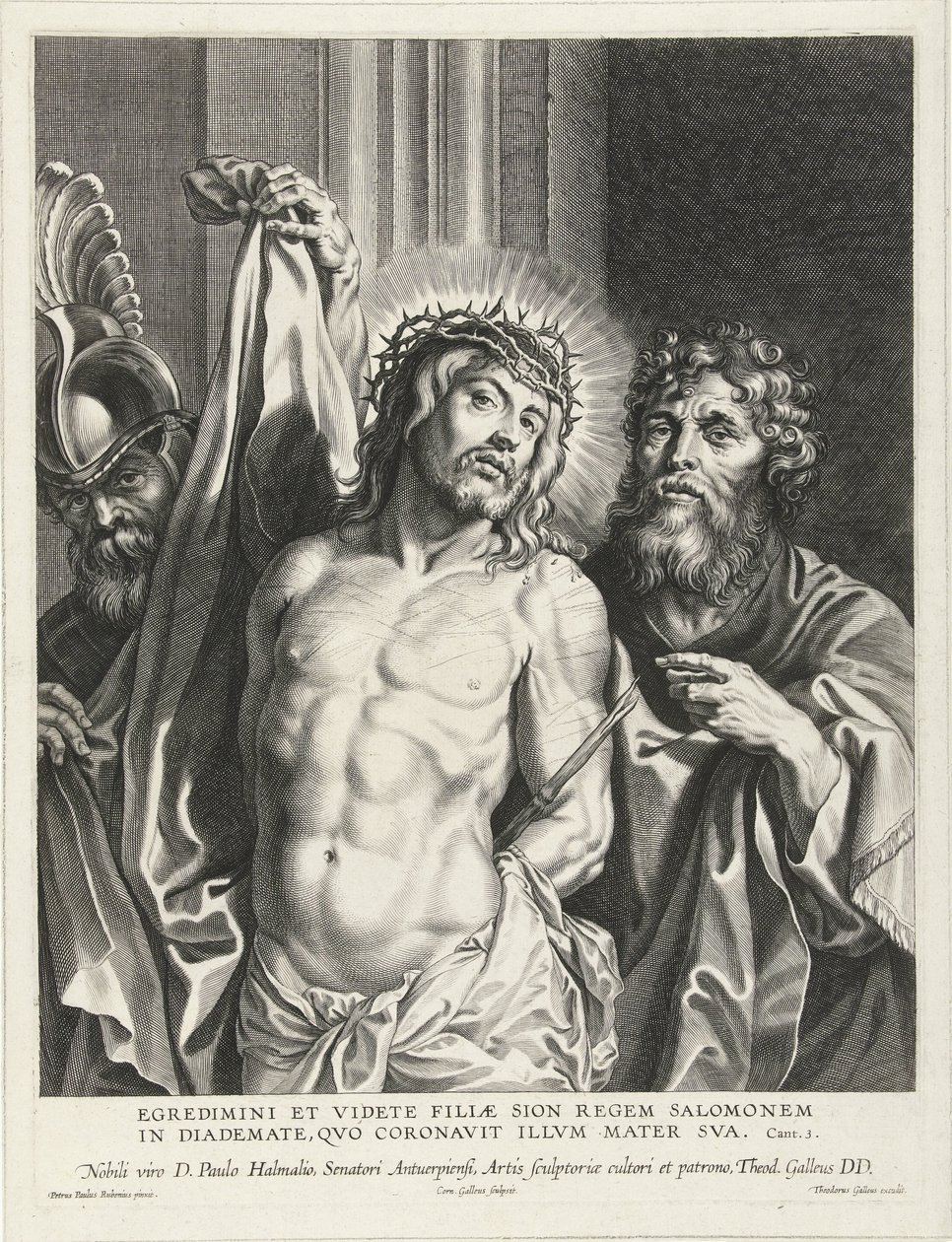 Kristus vist til folket (Ecce Homo) av Cornelis Galle (I)