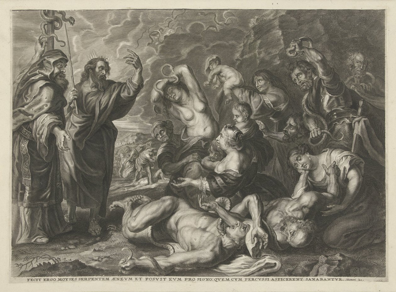 Kobberslangen av Cornelis Galle (I)