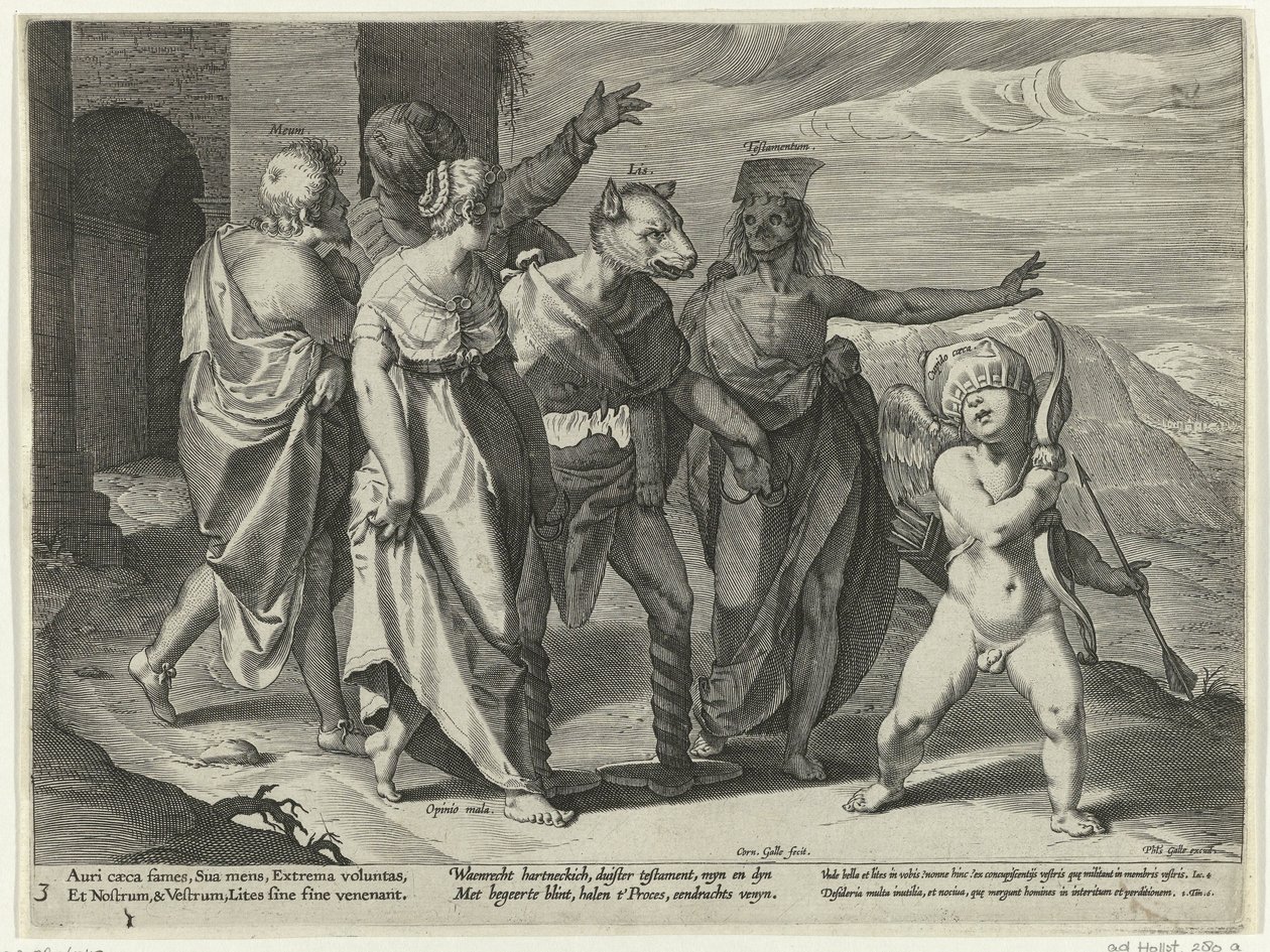 Misbruk av arv Misbruk i rettssaker (serietittel) Litis Abusus (serietittel) av Cornelis Galle (I)