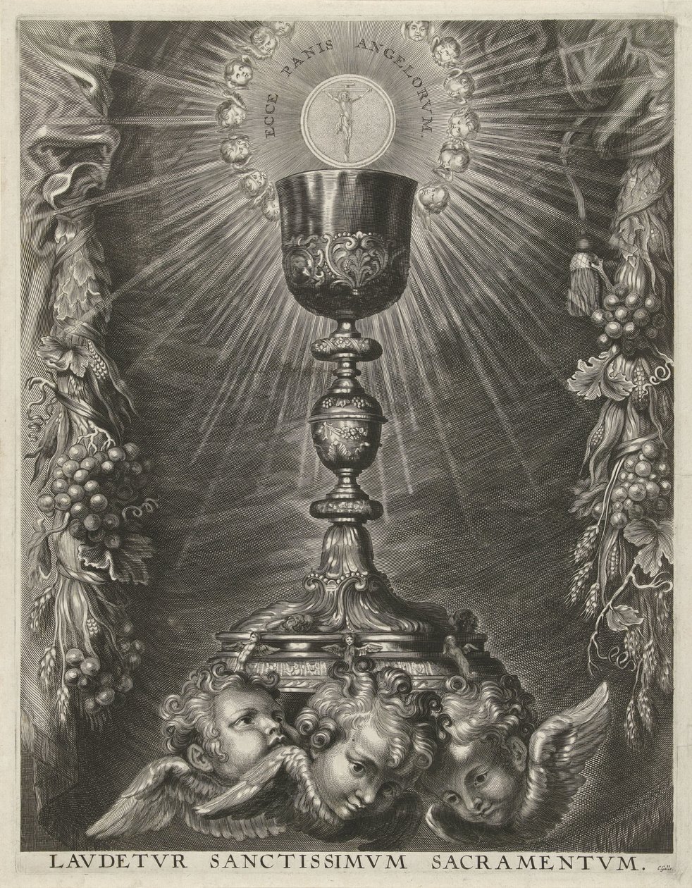 Kalk med vert av Cornelis Galle (I)