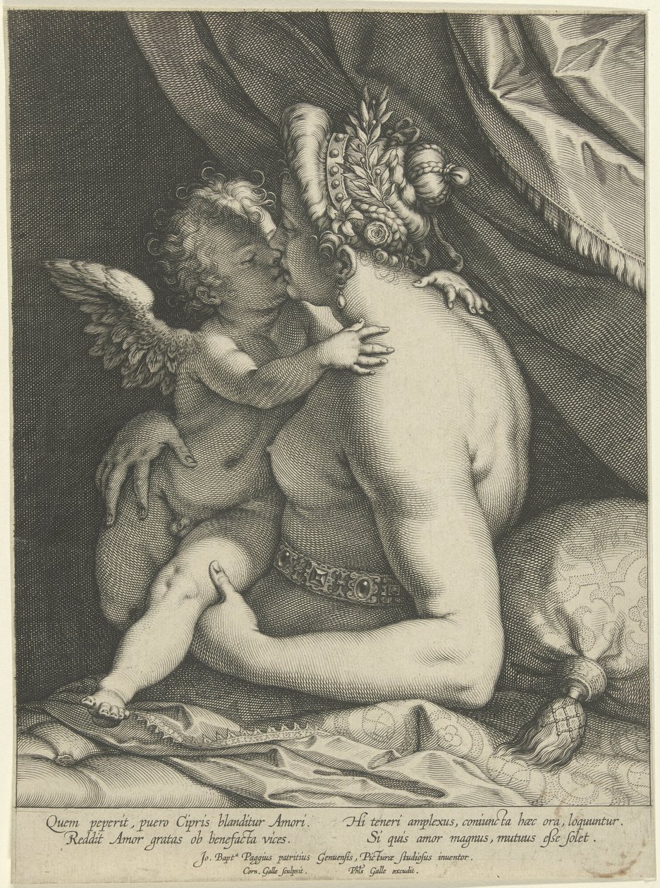 Venus kust Kjærlighet av Cornelis Galle (I)